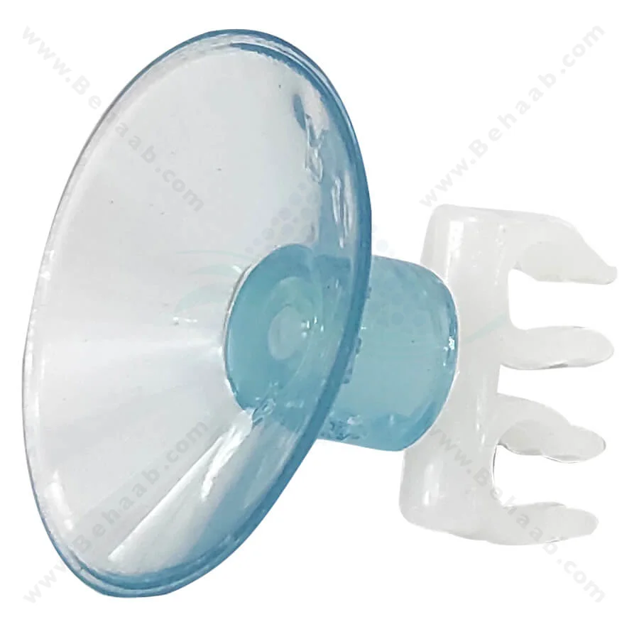 گیره نگهدارنده شلنگ co2 و هوا 2 عددی رویال - Airline Suction Cup Transparent for Airline or CO2 Tubing