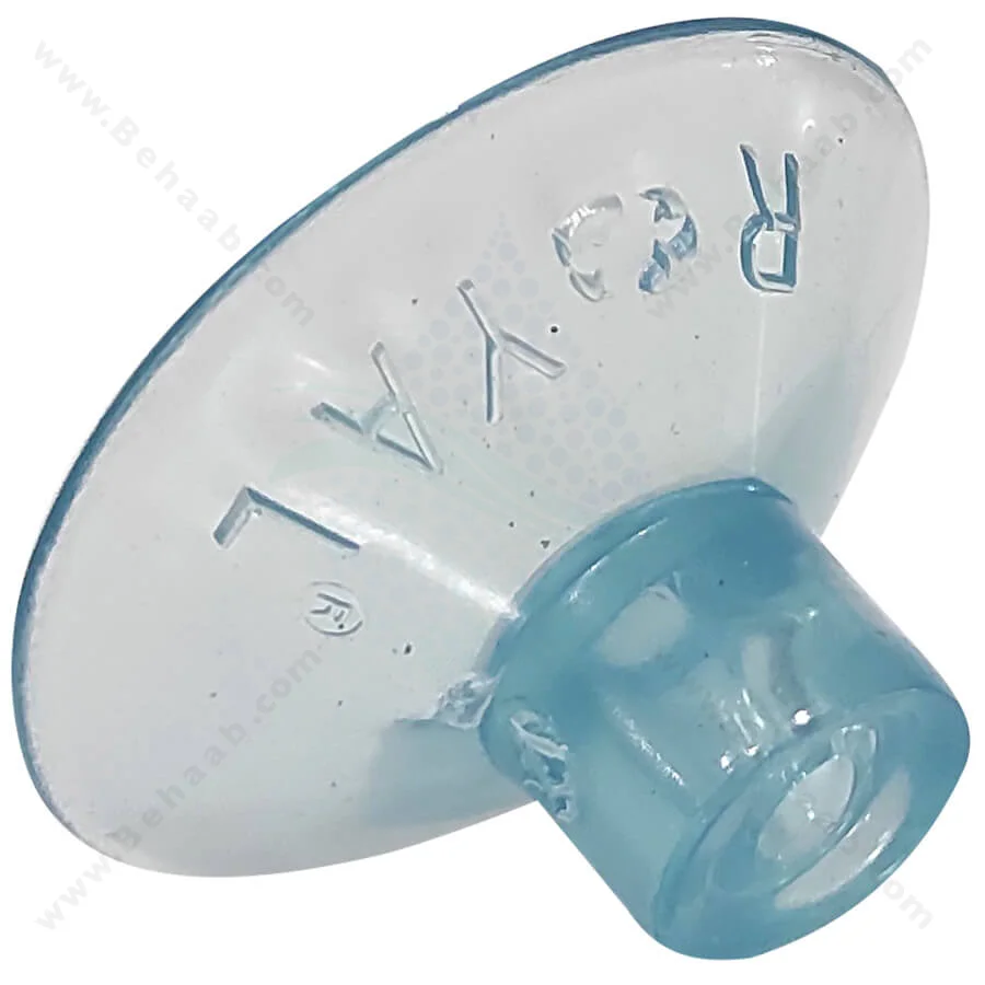 گیره نگهدارنده شلنگ co2 و هوا 2 عددی رویال - Airline Suction Cup Transparent for Airline or CO2 Tubing