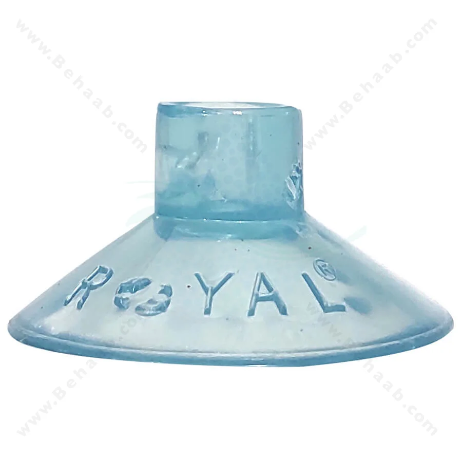 گیره نگهدارنده شلنگ co2 و هوا 2 عددی رویال - Airline Suction Cup Transparent for Airline or CO2 Tubing