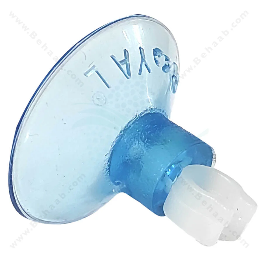 گیره نگهدارنده شلنگ co2 و هوا تکی رویال - Airline Suction Cup Transparent for Airline or CO2 Tubing