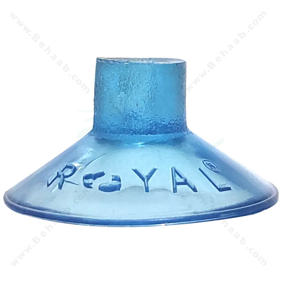 گیره نگهدارنده شلنگ co2 و هوا تکی رویال - Airline Suction Cup Transparent for Airline or CO2 Tubing