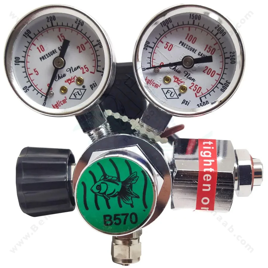 مانومتر CO2 شیر برقی دار ایستا مدل l-533 - ISTA I-533 CO2 Controller/Regulator