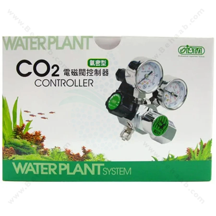 مانومتر CO2 شیر برقی دار ایستا مدل l-533 - ISTA I-533 CO2 Controller/Regulator