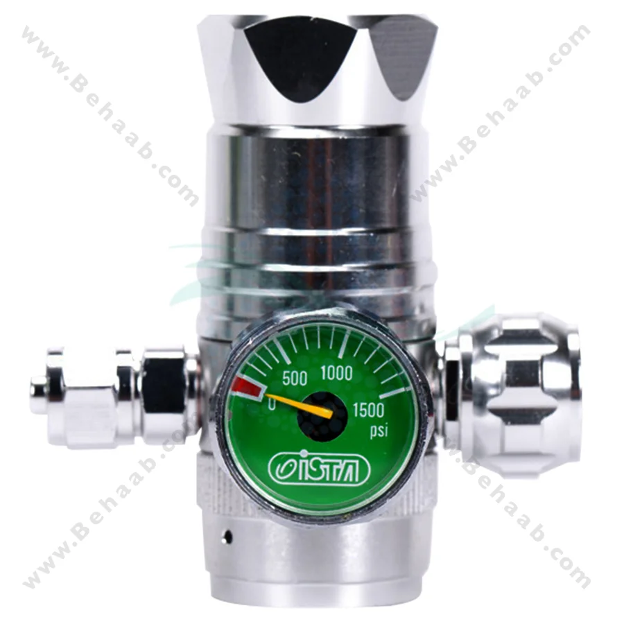 مانومتر CO2 شیر برقى دار ایستا I-643 - Ista I-643 Single Gauge Co2 Controller Face Up