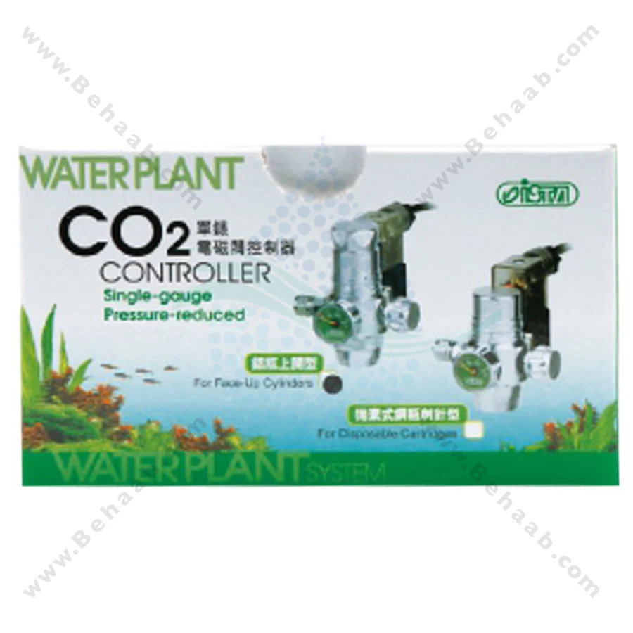 مانومتر CO2 شیر برقى دار ایستا I-643 - Ista I-643 Single Gauge Co2 Controller Face Up