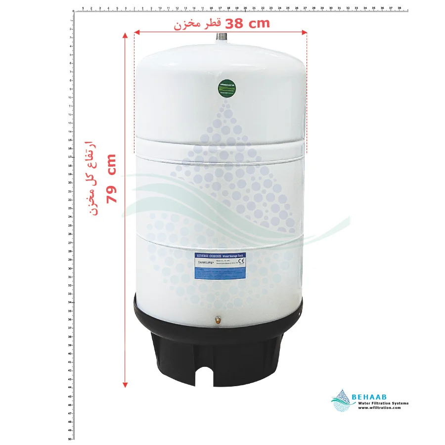 مخزن تصفیه آب 20 گالن تانک لایف مدل TL-20G - Tank Life Reverse Osmosis Water Storage Tank TL-20G