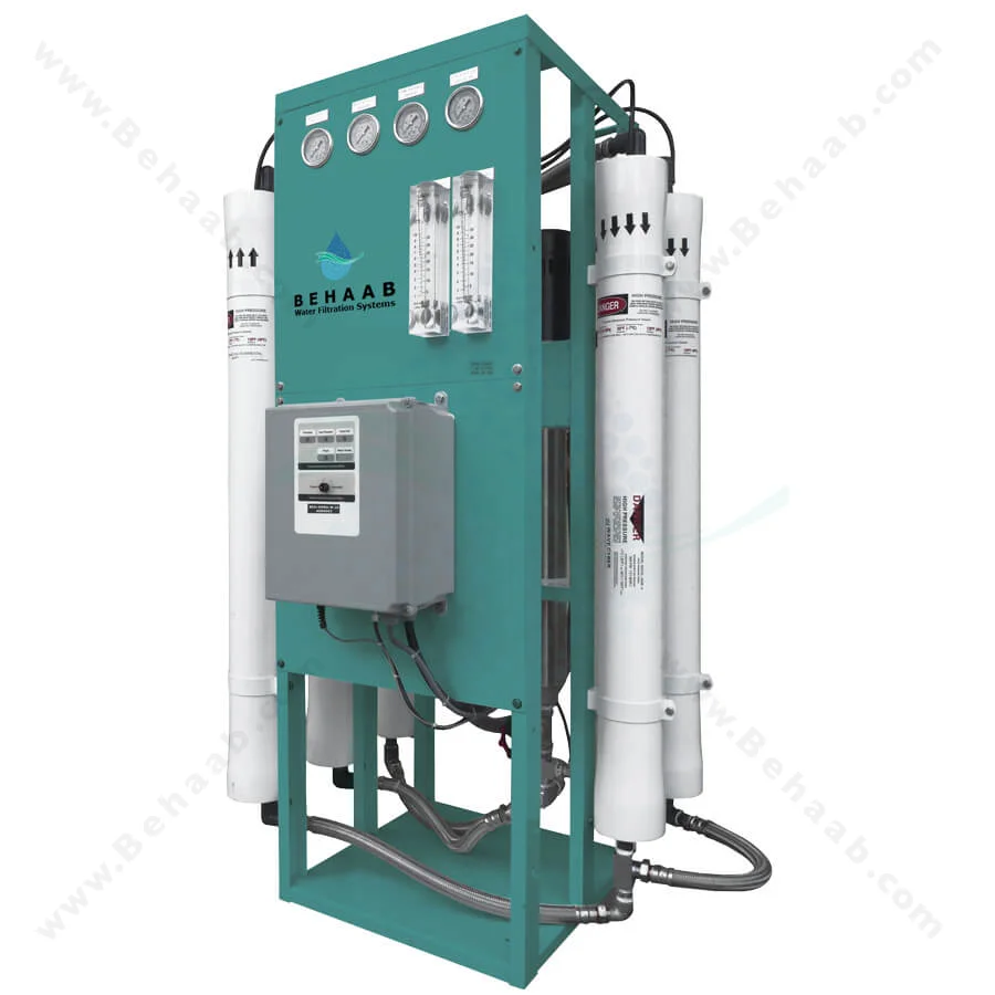 دستگاه تولید آب خالص صنعتی سری M - Double Pass Reverse Osmosis Systems BEH-DPRO-M