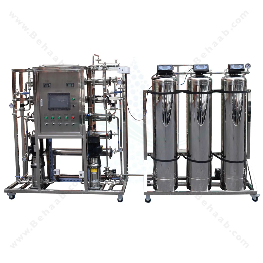 دستگاه تولید آب خالص صنعتی سری L - Double Pass Reverse Osmosis Systems BEH-DPRO-L
