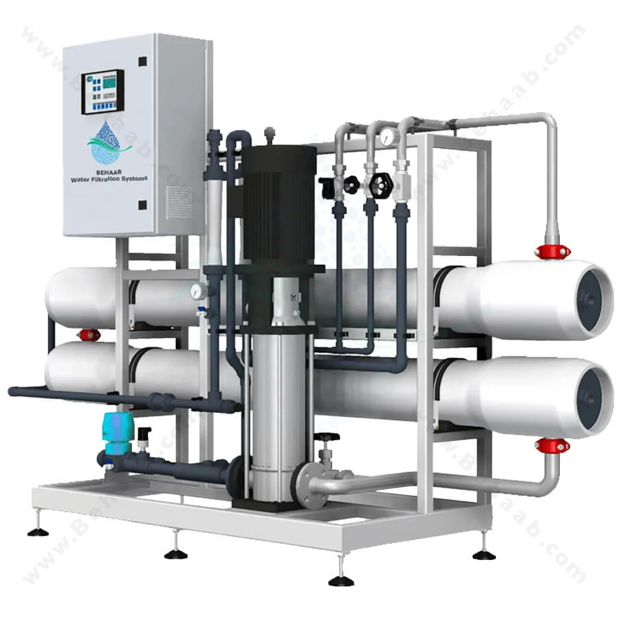 دستگاه تولید آب خالص صنعتی سری VL - Double Pass Reverse Osmosis Systems BEH-DPRO-VL