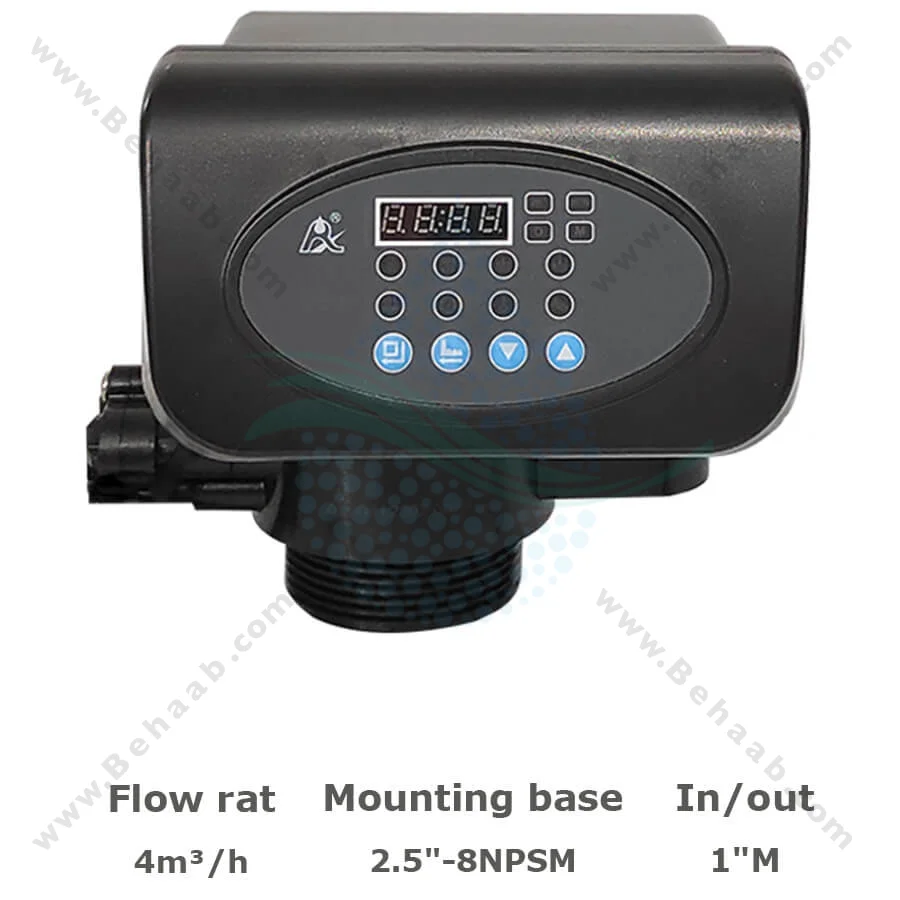 شیر اتوماتیک سختی گیر رزینی رانکسین مدل F63P3 - Runxin F63P3 Automatic Multiport Softener Valve