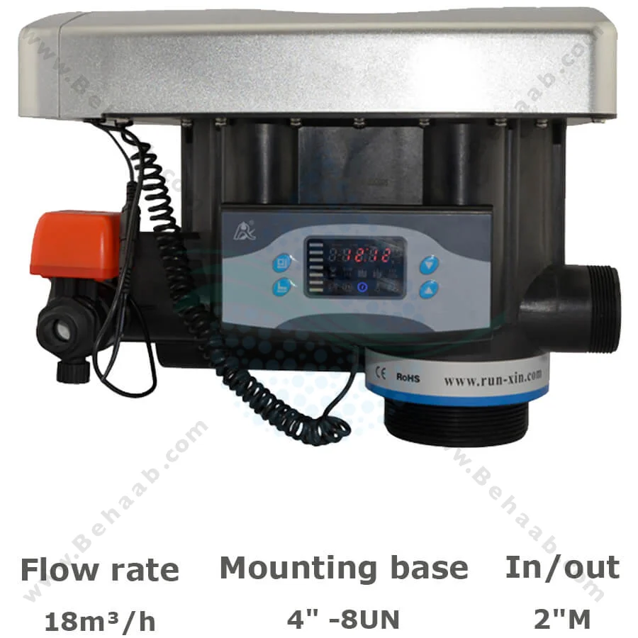 شیر اتوماتیک سختی گیر رزینی رانکسین مدل N77A3 - Automatic Softener Valve Runxin N77A3