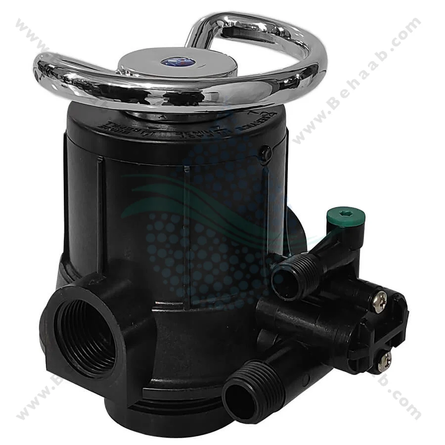 شیر دستی سختی گیر رزینی رانکسین مدل F64A1/F64A2 - Runxin F64A1/F64A2 Manual Multiport Softener Control Valve