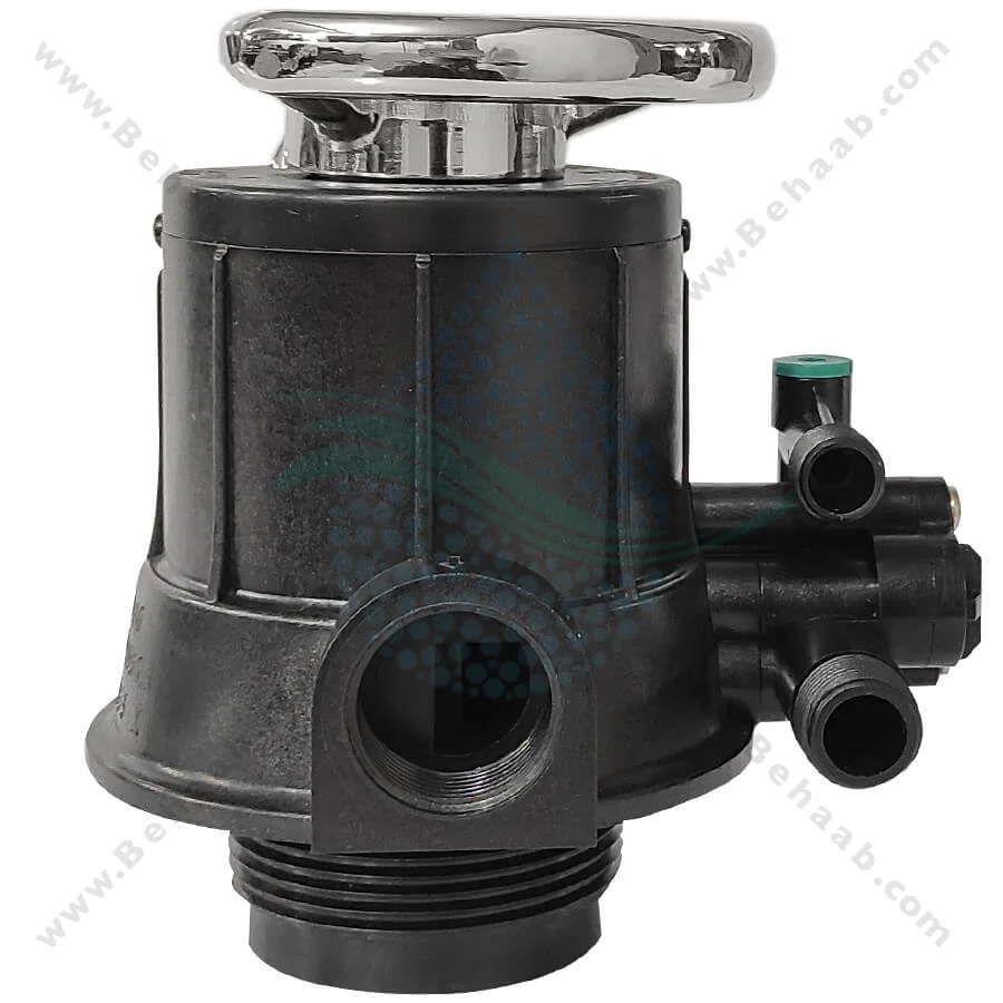 شیر دستی سختی گیر رزینی رانکسین مدل F64A1/F64A2 - Runxin F64A1/F64A2 Manual Multiport Softener Control Valve