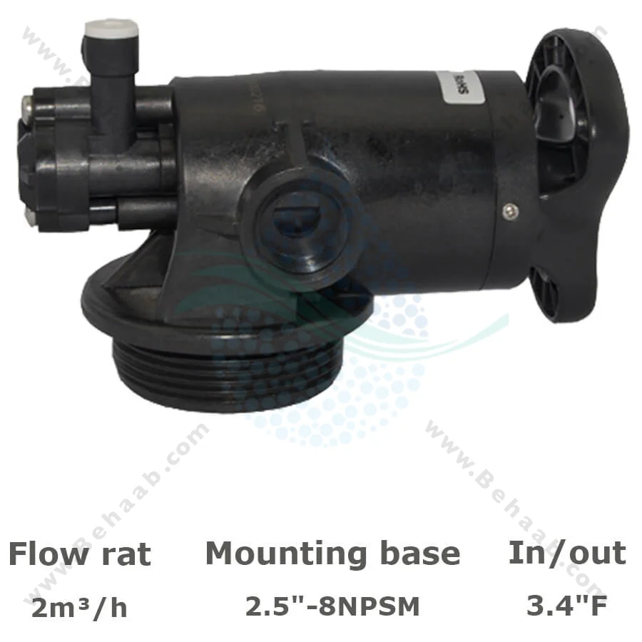 شیر دستی سختی گیر رزینی رانکسین مدل F64BC - Runxin F64BC Manual Softener Control Valve