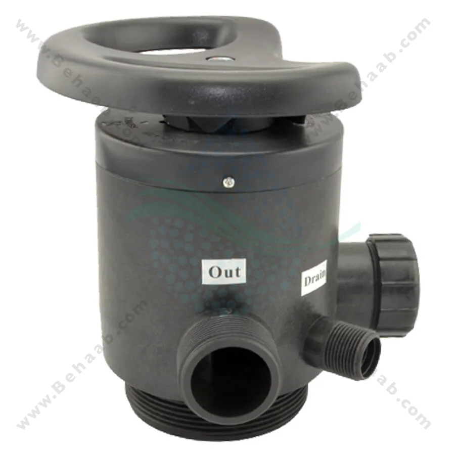 شیر دستی سختی گیر رزینی رانکسین مدل F64F - Runxin F64F Manual Multiport Softener Control Valve