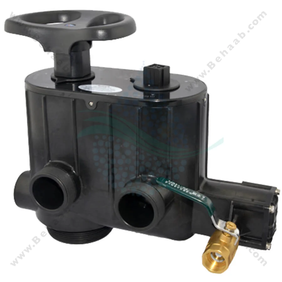 شیر دستی سختی گیر رزینی رانکسین مدل F77AS - Runxin F77AS Manual Multiport Softener Control Valve