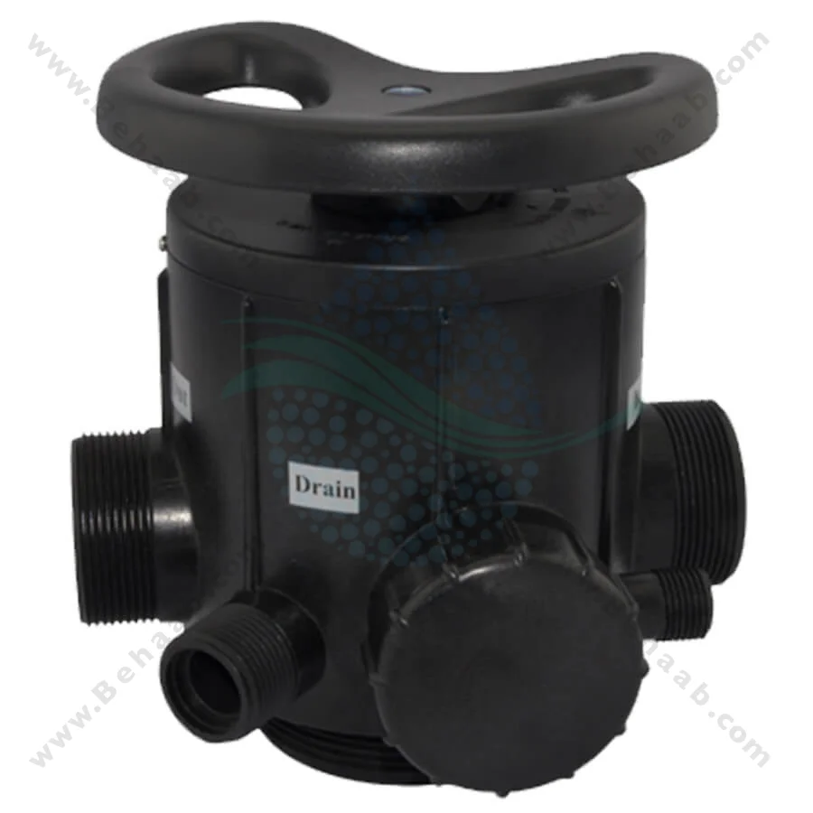 شیر دستی سختی گیر رزینی رانکسین مدل N64D - Runxin N64D Manual Multiport Softener Control Valve