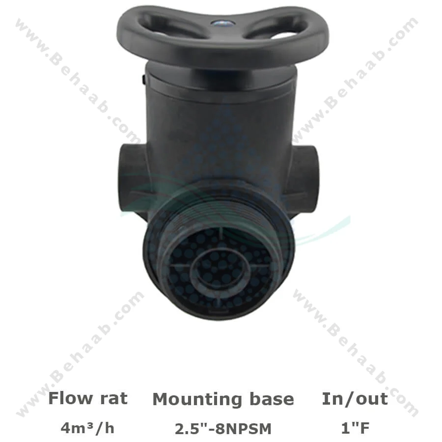 شیر دستی فیلتر FRP رانکسین مدل F56AC - Runxin F56AC Manual Multiport Filter Valve