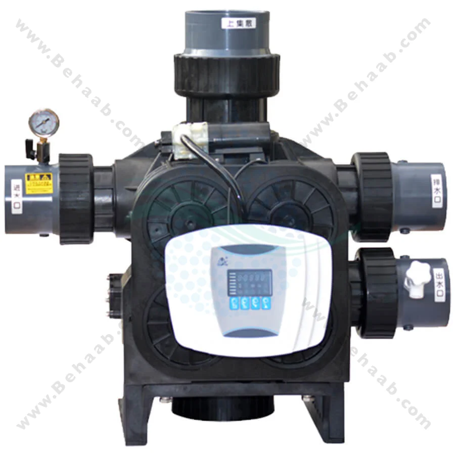 شیر اتوماتیک فیلتر FRP رانکسین مدل F96B1 - Runxin F96B1 Automatic Multiport Filter Valve