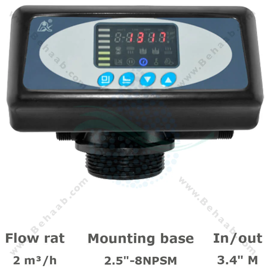 شیر اتوماتیک فیلتر FRP رانکسین مدل F71B1 - Runxin F71B1 Automatic Multiport Filter Valve