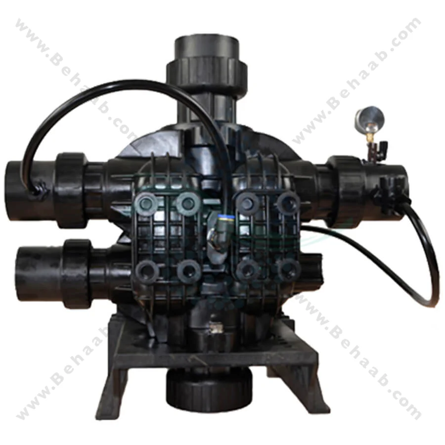 شیر دستی فیلتر FRP رانکسین مدل F112BS - Runxin F112BS Manual Multiport Filter Valve