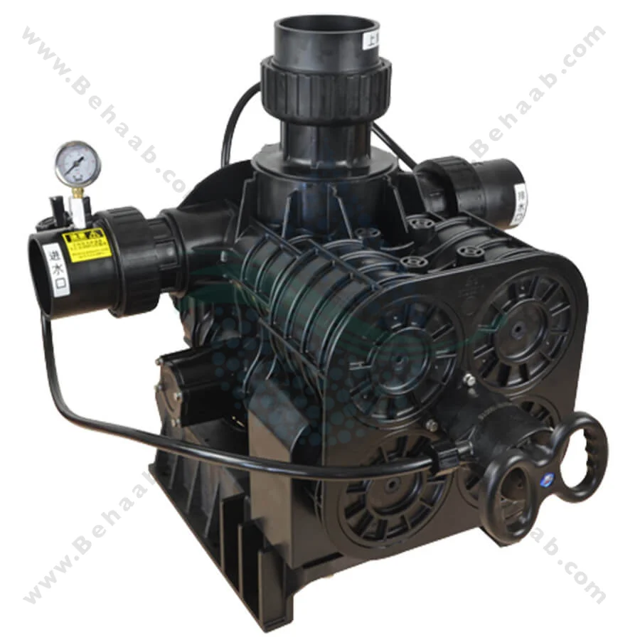 شیر دستی فیلتر FRP رانکسین مدل F112BS - Runxin F112BS Manual Multiport Filter Valve