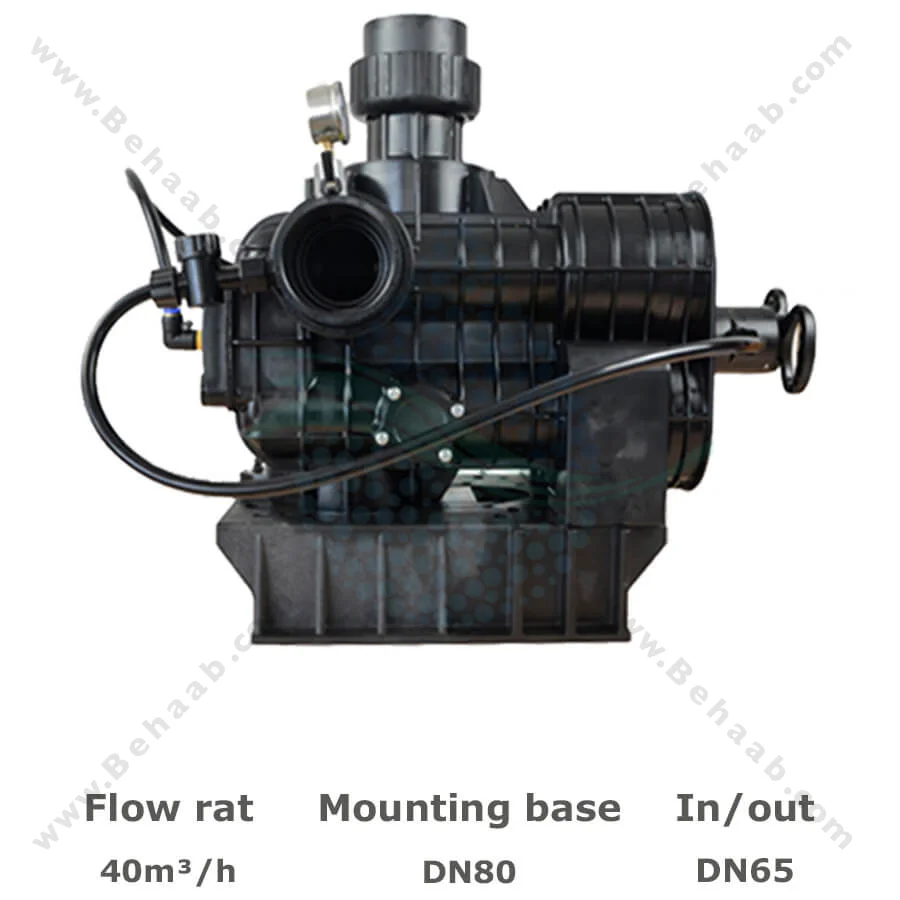 شیر دستی فیلتر FRP رانکسین مدل F112BS - Runxin F112BS Manual Multiport Filter Valve