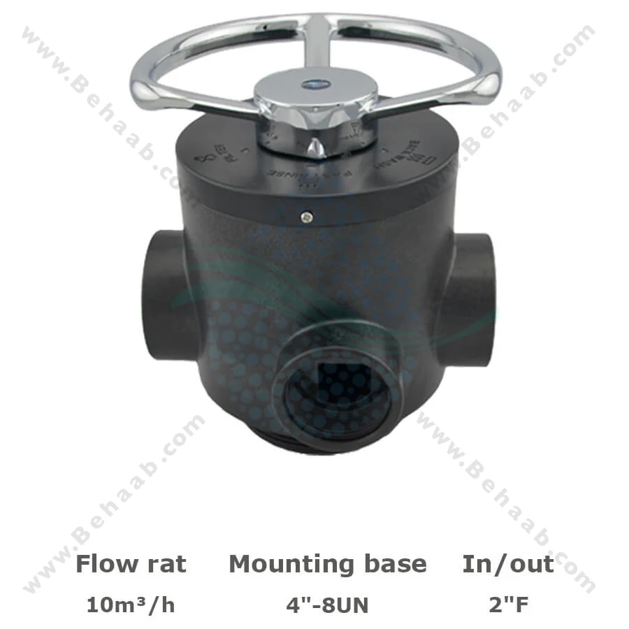 شیر دستی فیلتر FRP رانکسین مدل N56D2 - Runxin N56D2 Manual Multiport Filter Valve