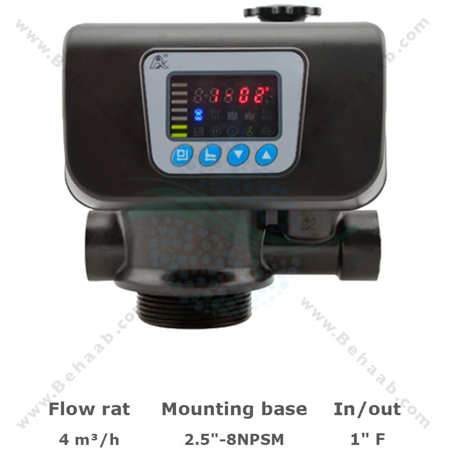 شیر اتوماتیک فیلتر FRP رانکسین مدل F67B1 - Runxin F67B1 Automatic Multiport Filter Valve