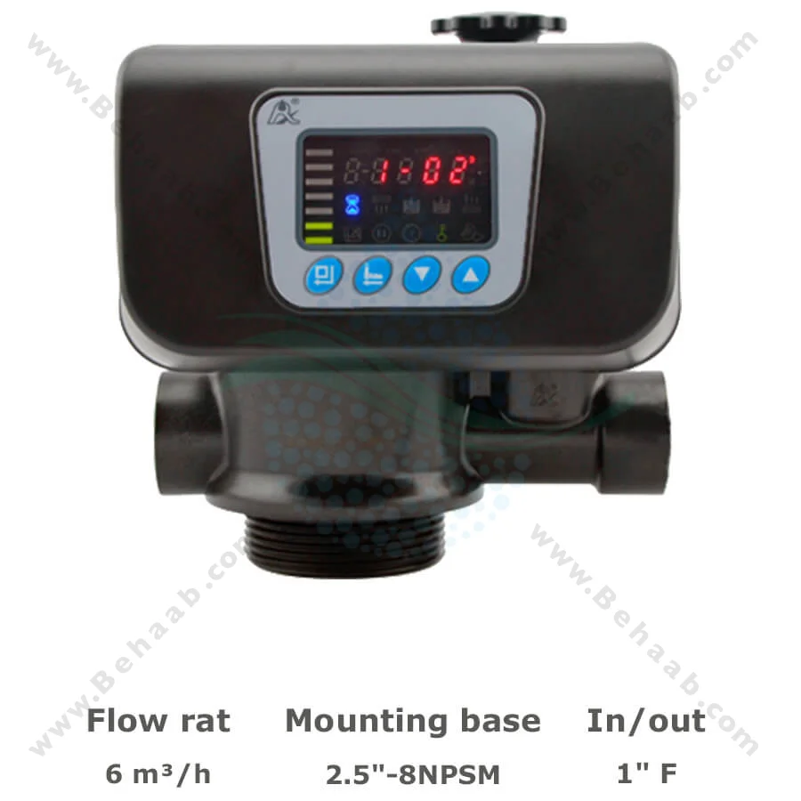 شیر اتوماتیک فیلتر FRP رانکسین مدل Runxin F67B1-A - Runxin F67B1-A Automatic Multiport Filter Valve