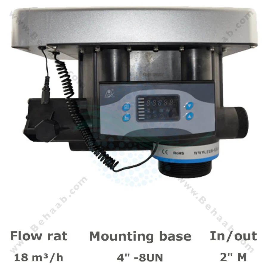 شیر اتوماتیک فیلتر FRP رانکسین مدل N77B1 - Runxin N77B1 Automatic Multiport Filter Valve