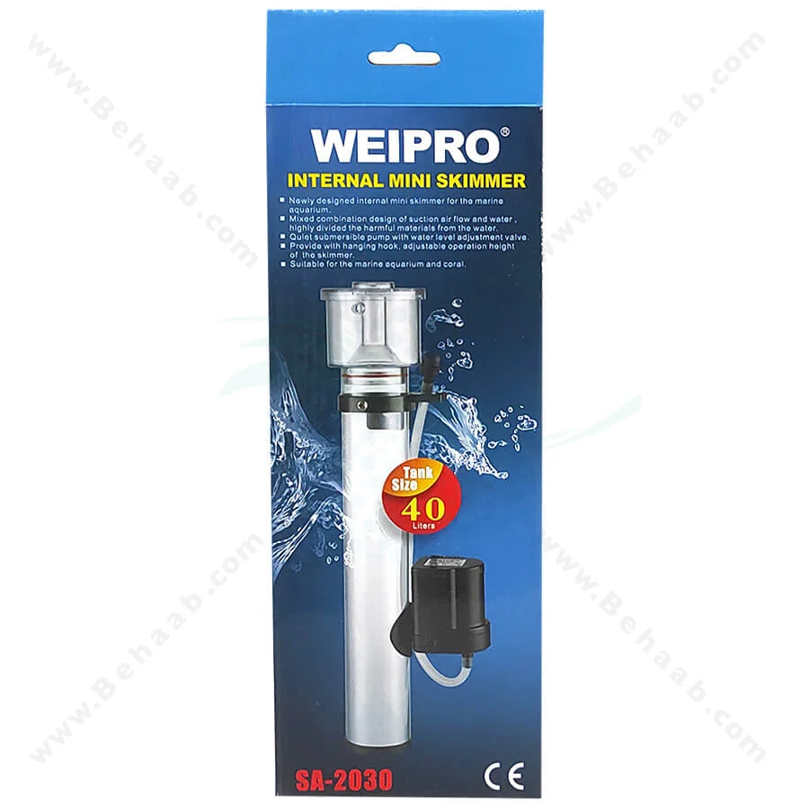 پروتئین اسکیمر مینی ویپرو مدل SA-2030 - Weipro Internal Mini Skimmer SA-2030