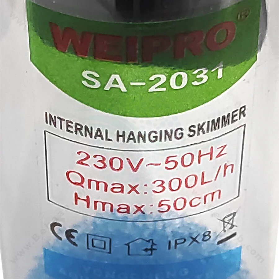 پروتئین اسکیمر مینی ویپرو مدل SA-2031 - Weipro Internal Mini Skimmer SA-2031