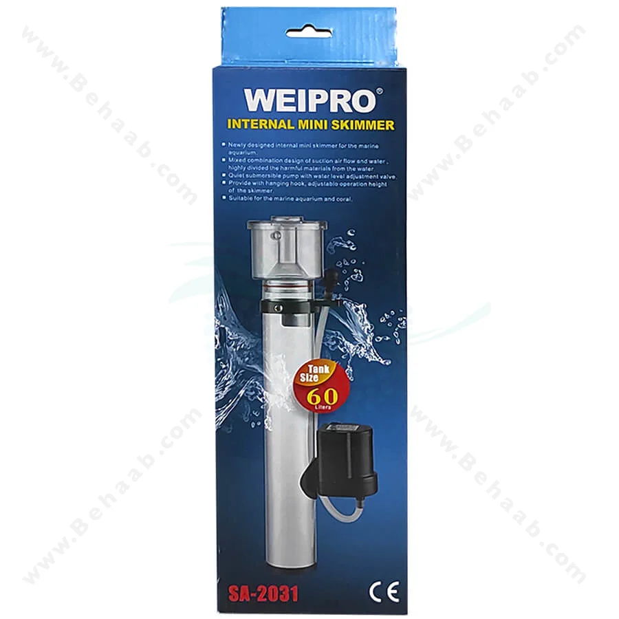 پروتئین اسکیمر مینی ویپرو مدل SA-2031 - Weipro Internal Mini Skimmer SA-2031
