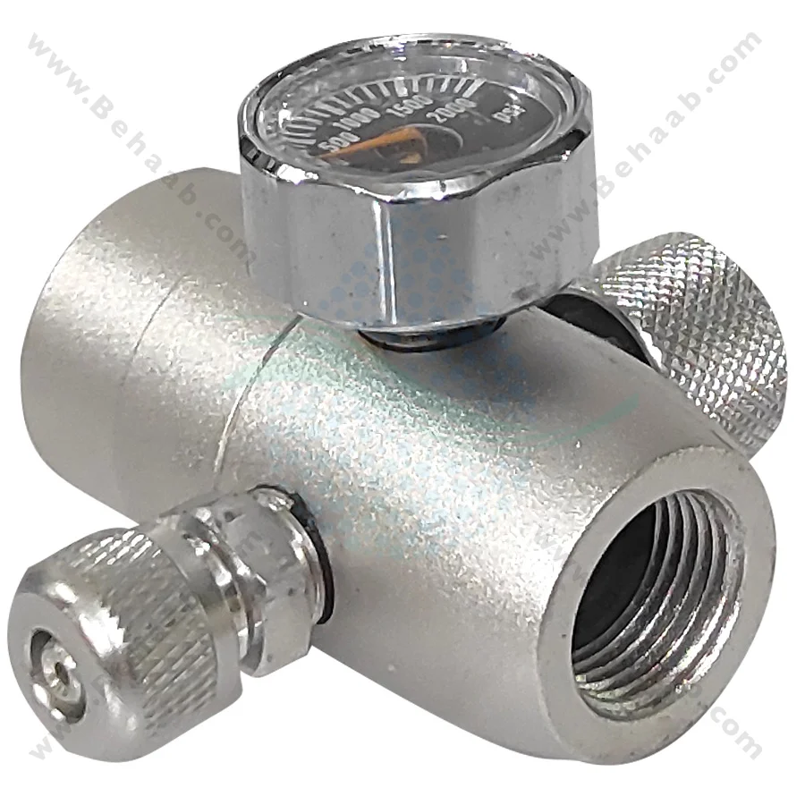 مانومتر و رگلاتور co2 مدل ST-06 پرفشنال - Professional Aquarium CO2 Regulator ST-06