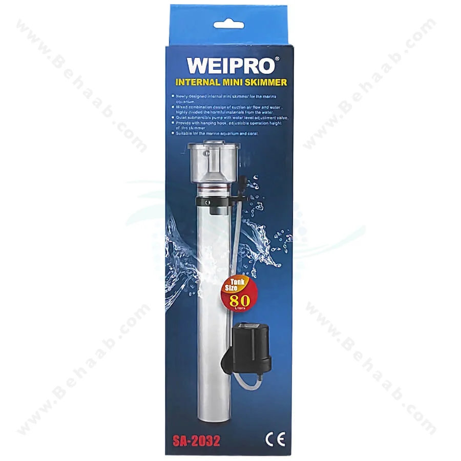 پروتئین اسکیمر مینی ویپرو مدل SA-2032 - Weipro Internal Mini Skimmer SA-2032