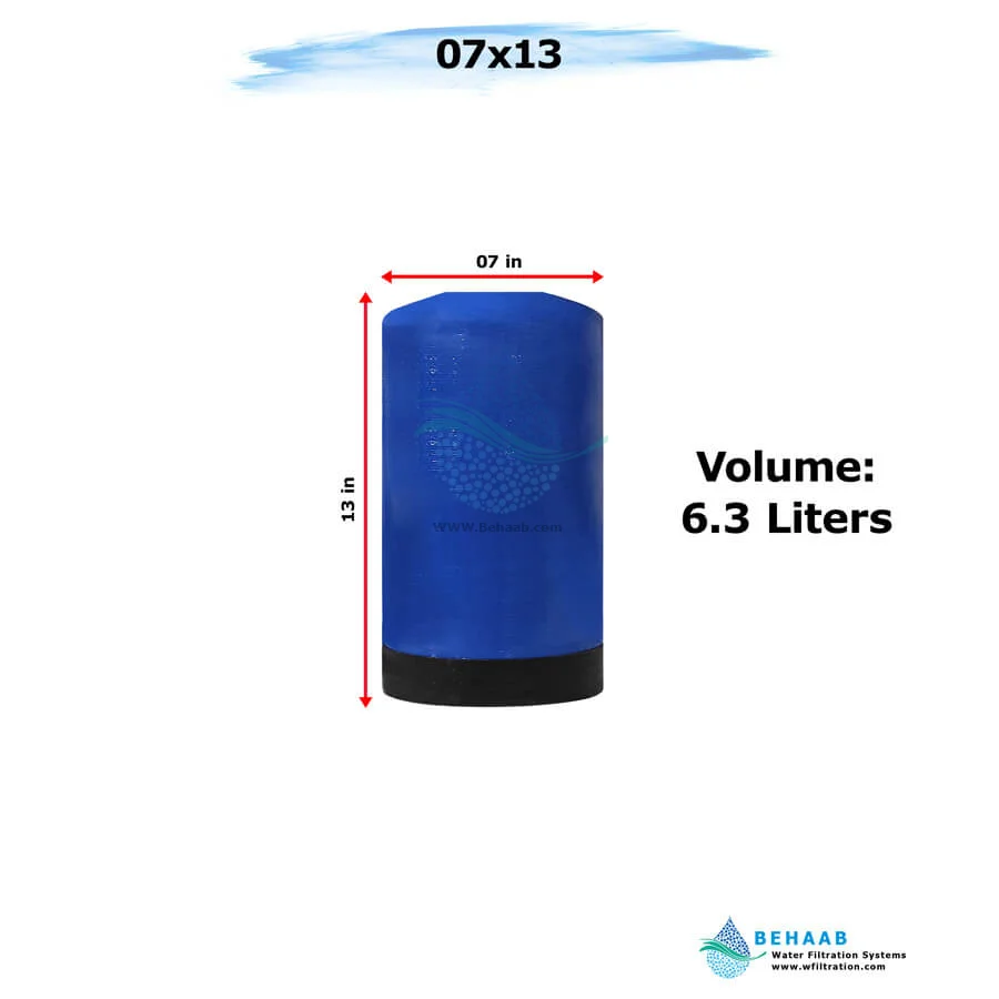 مخزن FRP هیدروتک سایز 7x13 - FRP Pressure Vessel Hydrotech 0713