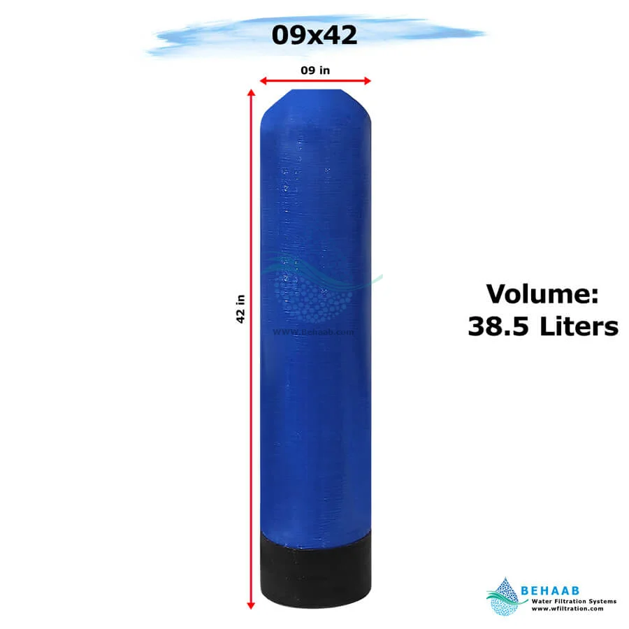 مخزن FRP هیدروتک سایز 9x42 - FRP Pressure Vessel Hydrotech 0942