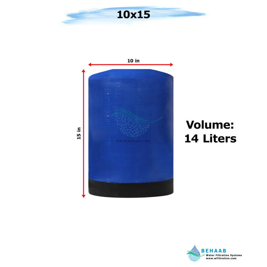 مخزن FRP هیدروتک سایز 10x15 - FRP Pressure Vessel Hydrotech 1015