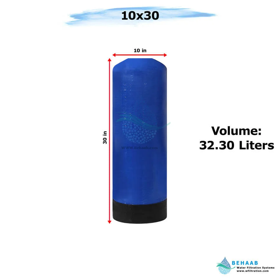 مخزن FRP هیدروتک سایز 10x30 - FRP Pressure Vessel Hydrotech 1030
