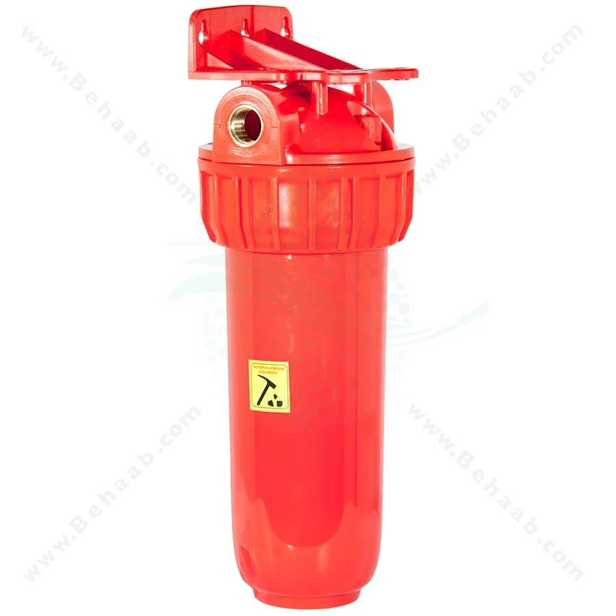هوزینگ آب گرم 10 اینچ ورودی 1/2 اینچ سوفیلتر - Water Filter Housing 10 inch with 1/2 inch input for Hot Water Soufilter