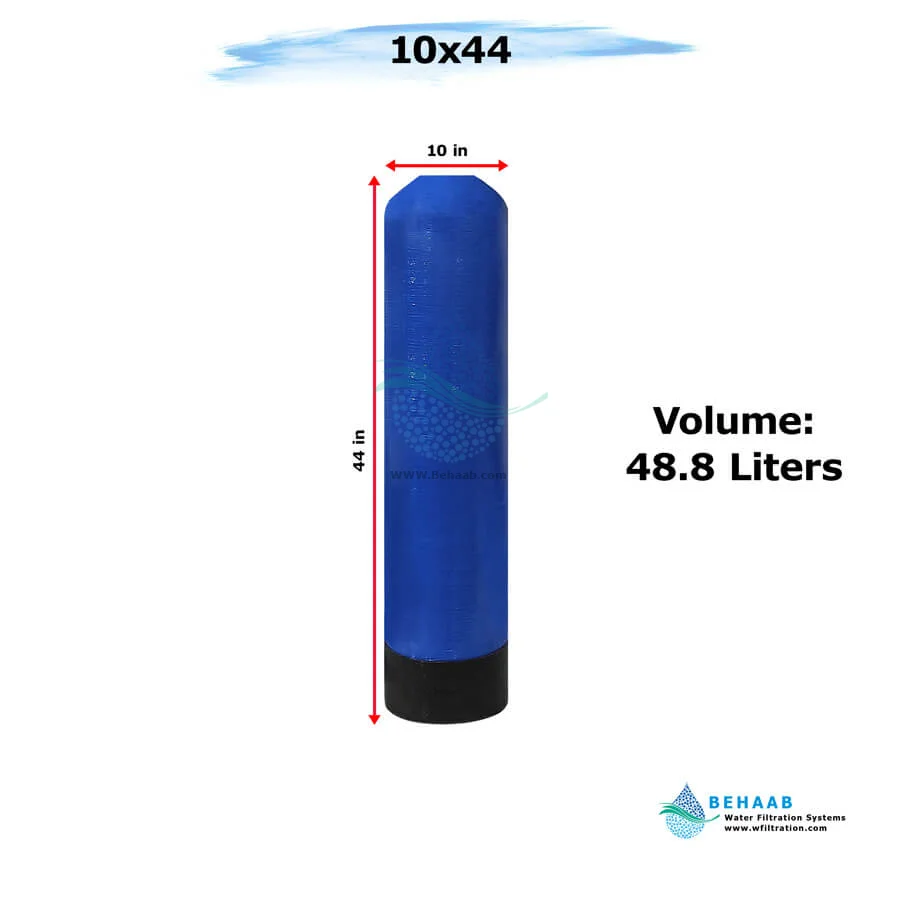 مخزن FRP هیدروتک سایز 10x44 - FRP Pressure Vessel Hydrotech 1044