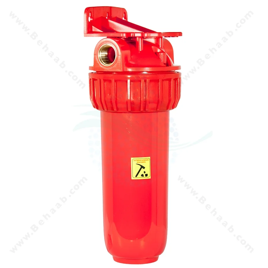 هوزینگ آب گرم 10 اینچ ورودی 3/4 اینچ سوفیلتر - Water Filter Housing 10 inch with 3/4 inch input for Hot Water Soufilter