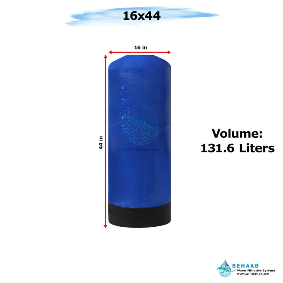 مخزن FRP هیدروتک سایز 16x44 - FRP Pressure Vessel Hydrotech 1644