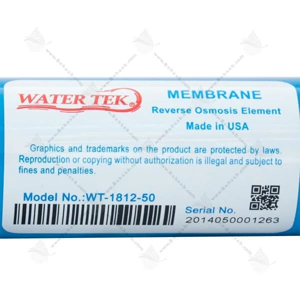 فیلتر ممبران واتر تک 50 گالن - Home Reverse Osmosis Membrane WaterTek 50G