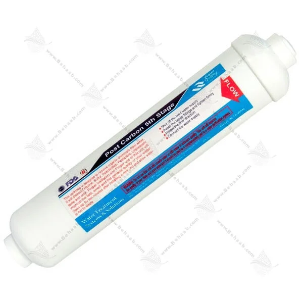 فیلتر پست کربن مدل WPC-01 - Post Activated Carbon PAC Water Filter Model WPC-01