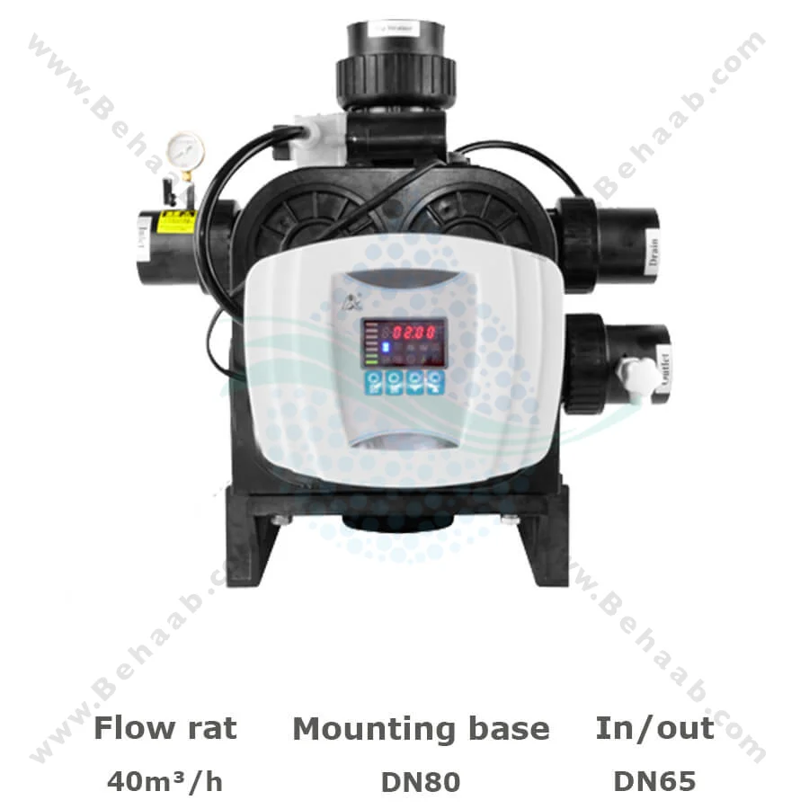 شیر اتوماتیک فیلتر FRP رانکسین مدل F112B1 - Runxin F112B1 Automatic Multiport Filter Valve