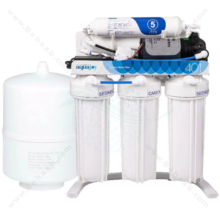 دستگاه تصفیه آب آکواجوی مدل 401 - Aquajoy 401 5 Stage Reverse Osmosis Water Purifier