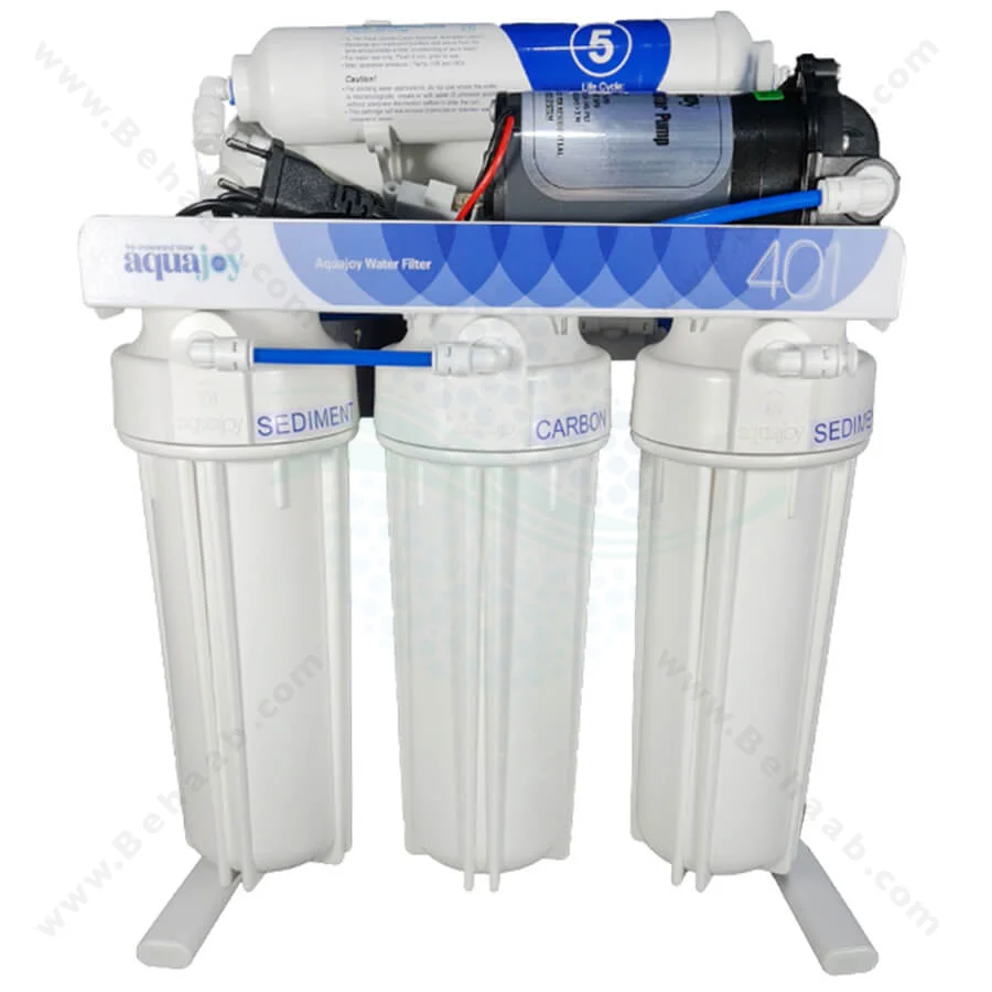 دستگاه تصفیه آب آکواجوی مدل 401 - Aquajoy 401 5 Stage Reverse Osmosis Water Purifier