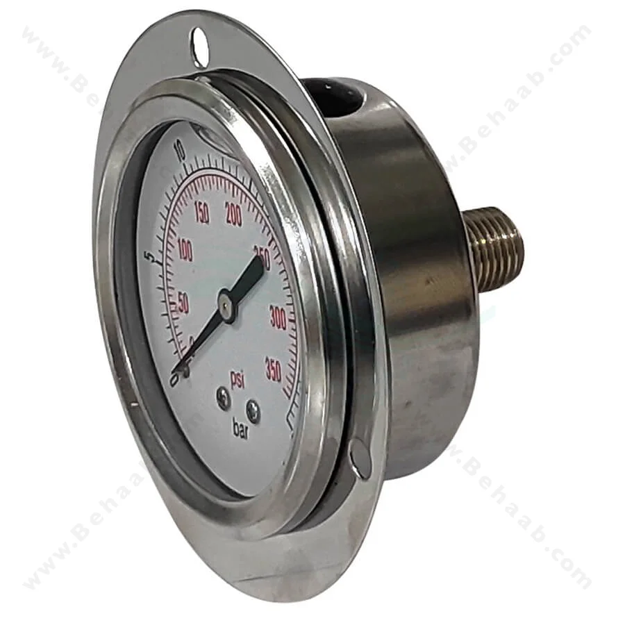 گیج فشار عقربه‌ ای 25 بار - Pressure Gauge 0-25 bar